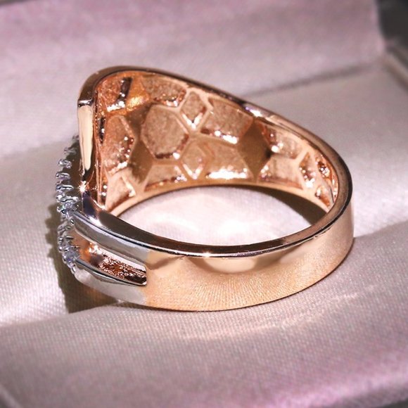 NEW Modern Rose wide Ring - Picture 3 of 5